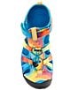 Color:Vivid Blue/Original Tie Dye - Image 5 - Kids' Seacamp II CNX Tie-Dye Water Friendly Sandals (Youth)