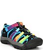 Color:Black/Rainbow Tie Dye - Image 1 - Kids' Newport H2 Washable Sandals (Infant)