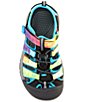 Color:Black/Rainbow Tie Dye - Image 5 - Kids' Newport H2 Washable Sandals (Infant)