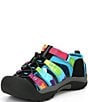 Color:Black/Rainbow Tie Dye - Image 4 - Kids' Newport H2 Water-Friendly Sandals (Youth)