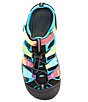Color:Black/Rainbow Tie Dye - Image 5 - Kids' Newport H2 Washable Sandals (Youth)