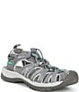 Color:Medium Grey/Peacock Green - Image 1 - Women's Waterfront Whisper Day Sandals