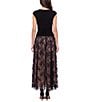 Kelly Grace Boat Neck Two Tone Lace Maxi Dress - Image 2