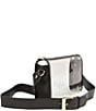 Color:Black - Image 4 - Medium Clear Crossbody Bag