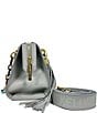 Color:Grey - Image 4 - Medium Soho Chain Strap Satchel Bag