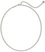 Color:Rhodium - Image 2 - 14K Gold Oliver Chain Necklace