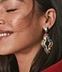 Kendra Scott Abbie Crystal Statement Drop Earrings, Color:Gold Multi Mix - Image 3