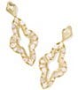 Kendra Scott Abbie Crystal Statement Drop Earrings, Color:Gold Neutral Mix - Image 1