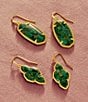 Kendra Scott Abbie Drop Earrings, Color:Gold Bronze Variegated Malachite - Image 2
