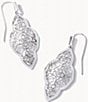Color:Silver - Image 1 - Abbie Drop Earrings