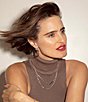 Kendra Scott Addison Triple Strand Necklace, Color:Rhodium Plating - Image 3