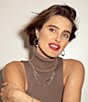Kendra Scott Addison Triple Strand Necklace, Color:Rhodium Plating - Image 4