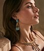 Kendra Scott Adeline Statement Chandelier Earrings, Color:Vintage Gold Blue Mix - Image 4