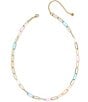 Kendra Scott Ainsley Convertible Chain Necklace, Color:Gold Multi Mix - Image 2
