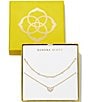 Color:Gold - Image 1 - Ari and Haven Heart Necklace Gift Set