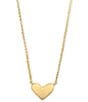 Color:18k Gold Vermeil - Image 1 - Ari Heart 18k Gold Vermeil Pendant Necklace