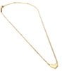 Color:18k Gold Vermeil - Image 3 - Ari Heart 18k Gold Vermeil Pendant Necklace