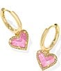 Kendra Scott Ari Heart Huggie Hoop Earrings - Image 1