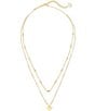 Color:14k Gold - Image 2 - Ari Heart Multi Strand Necklace