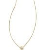 Color:14k Yellow Gold - Image 1 - Audrey 14K Yellow Gold Short Pendant Necklace