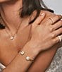 Kendra Scott Bella Cuff Bracelet, Color:Gold White CZ - Image 2