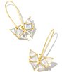 Color:Gold/Ivory Mother Of Pearl - Image 1 - Blair 14K Gold Plated Butterfly Drop Earrings