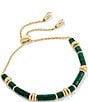 Kendra Scott Bree Beaded Delicate Chain Line Bracelet - Image 1