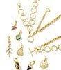 Color:Gold Multi Mix - Image 2 - Brynne Shell Charm Rhinestone Pearl Short Pendant Necklace