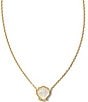 Kendra Scott Brynne Shell Short Pendant Necklace