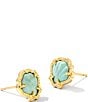 Color:Gold - Image 1 - Brynne Shell Stud Earrings