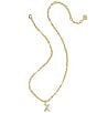 Kendra Scott Bubble Gold Letter Short Initial Pendant Necklace - Image 4