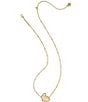 Kendra Scott Bunny Short Pendant Necklace, Color:Gold Taupe Mother Of Pearl - Image 2