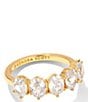 Color:Gold CZ - Image 1 - Cailin Crystal Band Ring