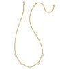 Color:White CZ - Image 2 - Cailin Crystal Gold Collar Necklace