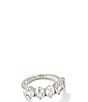 Kendra Scott Cailin Silver Crystal Band Ring - Image 1