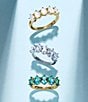 Kendra Scott Cailin Silver Crystal Band Ring - Image 4