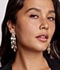 Kendra Scott Cailin Statement Chandelier Earrings, Color:Gold White CZ - Image 2