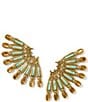 Kendra Scott Catherine Statement Drop Earrings, Color:Vintage Gold Brown Mix - Image 1