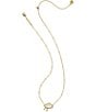 Kendra Scott Celeste Cloud Short Pendant Necklace, Color:Gold Matte Dichroic Glass - Image 2