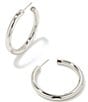 Color:Silver - Image 1 - Colette Large Hoop Earrings