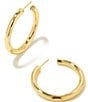 Kendra Scott Colette Large Hoop Earrings, Color:Gold - Image 1