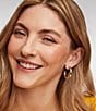 Kendra Scott Colette Large Hoop Earrings, Color:Gold - Image 3