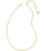 Color:Gold - Image 1 - Courtney Paperclip Chain Necklace