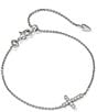 Kendra Scott Crystal Cross Delicate Line Bracelet - Image 4