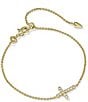 Kendra Scott Crystal Cross Delicate Line Bracelet - Image 1