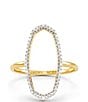 Kendra Scott Dani 14k Yellow Gold Crystal Open Ring - Image 1