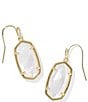 Kendra Scott Dani Drop Earrings, Color:Gold Ivory Mother of Pearl - Image 1