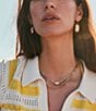 Kendra Scott Dani Figaro Frame Drop Earrings, Color:Gold Pink Iridescent - Image 2