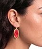 Kendra Scott Dani Stepped Frame Drop Earrings - Image 3