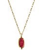 Kendra Scott Dani Stepped Frame Long Pendant Necklace - Image 1